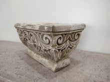 Load image into Gallery viewer, Vintage Ornate Ionic Stressed Finish Garden Urn