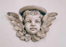 Load image into Gallery viewer, Vintage Winged Angel Cherub Halo Sconce