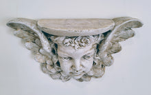 Load image into Gallery viewer, Vintage Winged Angel Cherub Halo Sconce