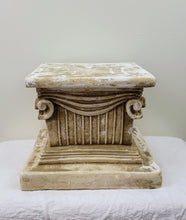Load image into Gallery viewer, Column Pedestal Draped Ionic Riser
