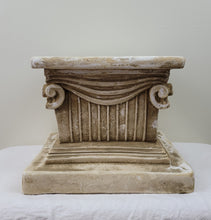 Load image into Gallery viewer, Column Pedestal Draped Ionic Riser