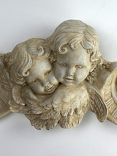 Load image into Gallery viewer, Victorian Angels Cherubs Frieze Bisque Plaque 24&quot; Antique Reproduction

