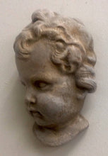 Load image into Gallery viewer, Eros Cherub Angel Face Wall Plaque Antique Finish
