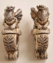 Load image into Gallery viewer, Winged Mythical Dragon Bracket Wall Sconce Home Decor Pair