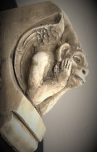 Load image into Gallery viewer, Pair of Notre Dame Spitting Gargoyle Corbel Brackets