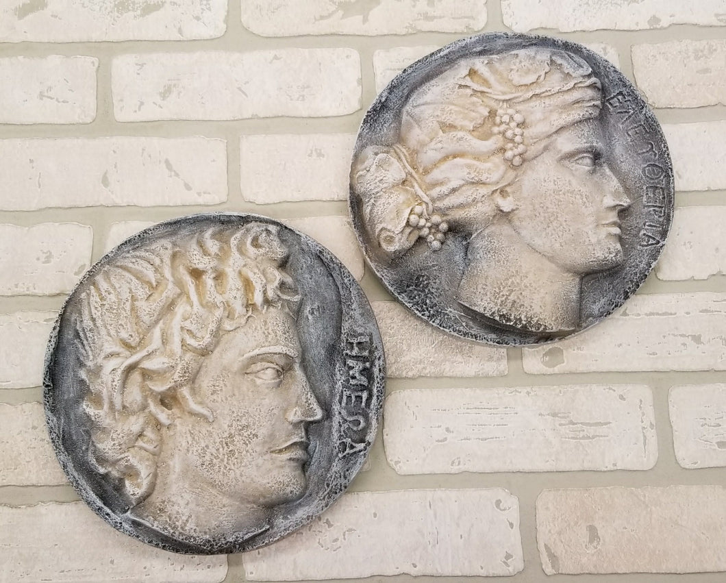 Diana Apollo Greek Roman Wall Sculpture GRS-18