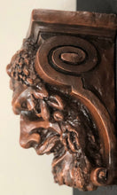 Load image into Gallery viewer, Medieval Bacchus Comedy And Tragedy Corbels Antique Reproduction Pair - Plaster