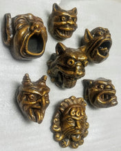 Load image into Gallery viewer, Set of 7 Hunky Punks Gothic Vintage Gargoyle Mythical architectural Design