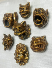 Load image into Gallery viewer, Set of 7 Hunky Punks Gothic Vintage Gargoyle Mythical architectural Design