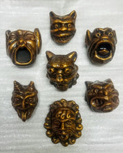 Load image into Gallery viewer, Set of 7 Hunky Punks Gothic Vintage Gargoyle Mythical architectural Design