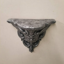 Load image into Gallery viewer, Gargoyle Mythical Shelf Wall Plaque Winged Pan Green Man Medieval Sconce Bracket