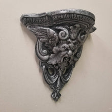 Load image into Gallery viewer, Gargoyle Mythical Shelf Wall Plaque Winged Pan Green Man Medieval Sconce Bracket