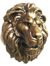 Load image into Gallery viewer, Lion Face Wall Hanging Plaque Sculpture