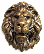 Load image into Gallery viewer, Lion Face Wall Hanging Plaque Sculpture