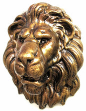 Load image into Gallery viewer, Lion Face Wall Hanging Plaque Sculpture