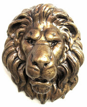 Load image into Gallery viewer, Lion Face Wall Hanging Plaque Sculpture