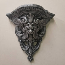 Load image into Gallery viewer, Gargoyle Mythical Shelf Wall Plaque Winged Pan Green Man Medieval Sconce Bracket