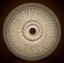 Load image into Gallery viewer, 19" Victorian Sun Flower Bead Reproduction Classical Plaster Ceiling Medallion