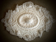 Load image into Gallery viewer, 32&quot; Victorian Queen Ann Reproduction Classical Plaster Ceiling Medallion
