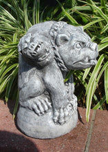 Load image into Gallery viewer, Mythical 3 Headed chained Gargoyle protector Bulldog Statue Sculpture