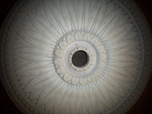 Load image into Gallery viewer, 19" Victorian Sun Flower Bead Reproduction Classical Plaster Ceiling Medallion