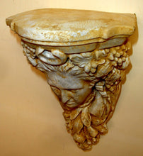 Load image into Gallery viewer, Vintage Victorian Woman Bracket Plaster Antique Finish Sconce Shelf
