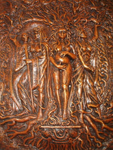 Load image into Gallery viewer, Maiden Mother Crone Triple Goddess Wall Relief