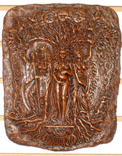 Load image into Gallery viewer, Maiden Mother Crone Triple Goddess Wall Relief