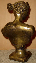 Load image into Gallery viewer, Greek Bust of Diana Statue Bronze Finish GRS-17