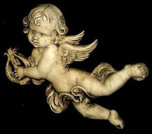 Load image into Gallery viewer, Cupid Music Eros Angel Greek Roman Art Wall Sculpture