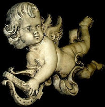 Load image into Gallery viewer, Cupid Music Eros Angel Greek Roman Art Wall Sculpture