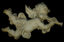 Load image into Gallery viewer, Cupid Music Eros Angel Greek Roman Art Wall Plaque