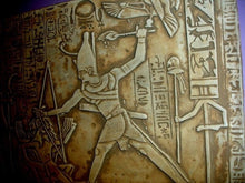 Load image into Gallery viewer, Ancient Egyptian Wall Decor King Ramses Kadesh Battle Plaque

