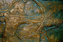 Load image into Gallery viewer, Assyrian Archer on Horseback Wall Plaque