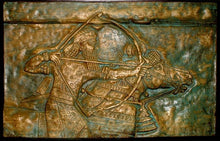 Load image into Gallery viewer, Assyrian Archer on Horseback Wall Plaque