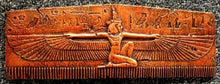 Load image into Gallery viewer, Ancient Egyptian Wall Plaque Winged queen Isis Reproduction

