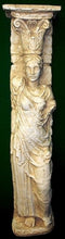 Load image into Gallery viewer, 41" Greek Architecture Caryatid Timple Erechtheon Column Pedestal GRS-18050
