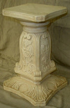 Load image into Gallery viewer, 14" Ornate Pedestal Column Sculpture Home Decor