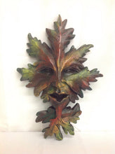 Load image into Gallery viewer, Oak leaf tree man wall plaque green man collection
