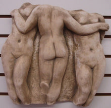 Load image into Gallery viewer, Three Graces Greek Relief Sculpture Wall Plaque LOUVRE Museum GRS-18