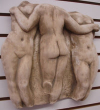 Load image into Gallery viewer, Three Graces Greek Relief Sculpture Wall Plaque LOUVRE Museum GRS-18