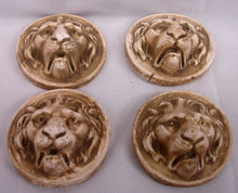 Load image into Gallery viewer, Set of 4 Lion Wall Plaque Wild Cat Animal Home Decor Antique finish