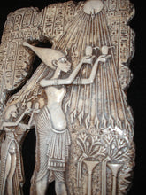 Load image into Gallery viewer, Pharaoh Akhenaten Offering to Aten the Sun Wall Décor