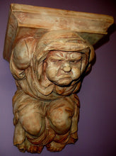 Load image into Gallery viewer, Old Monk Sad Dwarf Wall Sculpture
