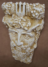 Load image into Gallery viewer, Neptune Face Wall Plaque Mythical Home Garden Decor #10033