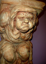 Load image into Gallery viewer, Old Monk Sad Dwarf Wall Sculpture
