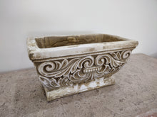 Load image into Gallery viewer, Vintage Ornate Ionic Stressed Finish Garden Urn
