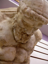 Load image into Gallery viewer, Huge 22&quot; Vintage Atlas Wall Sculpture Bracket Antique Finish Rare

