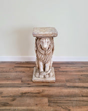 Load image into Gallery viewer, 22&quot; Saint Mark Lion Column Art Pedestal #33060
