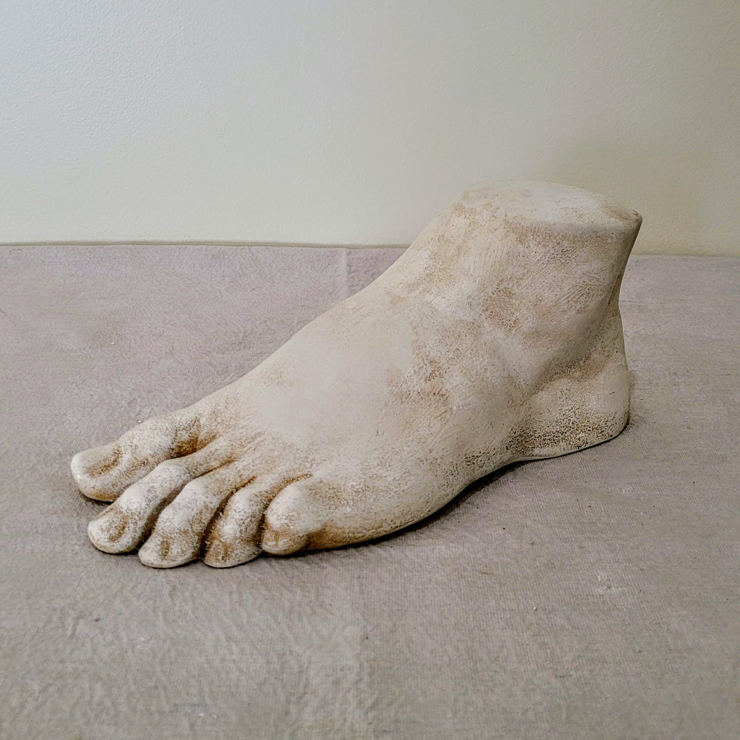 Michelangelo's David Foot Sculpture